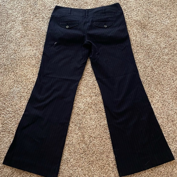 American Eagle Navy Blue Pinstripe Slacks - Picture 5 of 6
